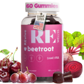 REWELLSS Beetroot Gummies with Grape Seed Extract – Energy, Blood Pressure & Heart Health | Sugar Free, Vegan | 60 Gummies